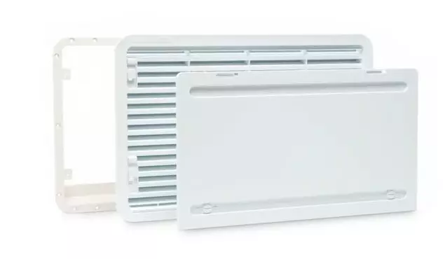 Jääkaapin tuuletusritilä L330 valkoinen Slim Tower, 438x278 Talvisuoja ei muk - Hobby varaosat - 5400300011 - 1