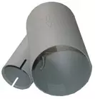 Jakokappale 35mm - 65/72mm, harmaa Isotherm - Ilmakeskuslämmityksen asennustarvikkeet - 40302-01 - 1