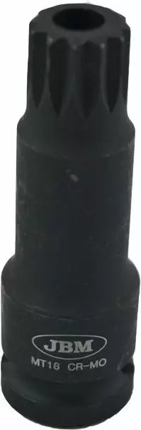 JBM 1/2" XZN REIKÄ 75MM PITKÄ VOIMAKÄRKIHYLSY M18 - Hylsyt - 50-52811 - 1