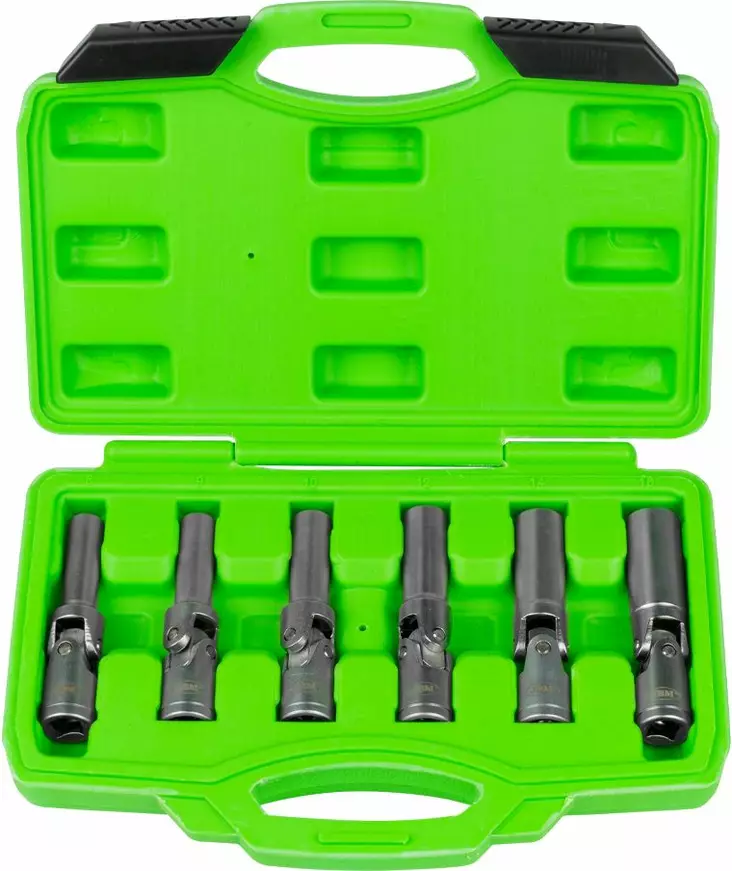 JBM 3/8" hehkutulppa hylsysarja 8-16mm 6 osaa - Hehku- ja sytytystyökalut - 50-52691 - 1
