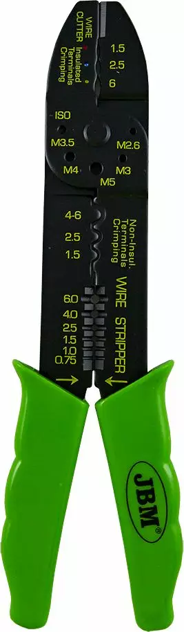 JBM LIITINPIHDIT ERITETYILLE JA ERISTÄMÄTTÖMILLE - Kuorinta- ja liitinpihdit - 50-52761 - 1