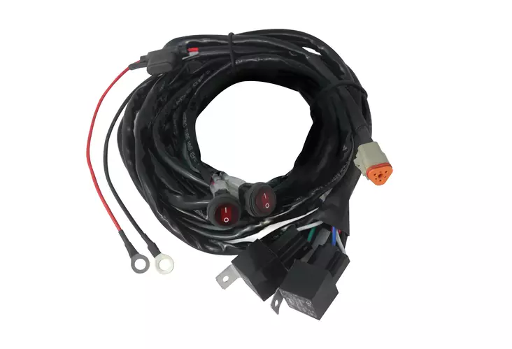 Johtosarja työvalolle+varoitusvalolle 3DT-liitin - Lisävalojen johtosarjat - HMWH-3PDT1 - 1