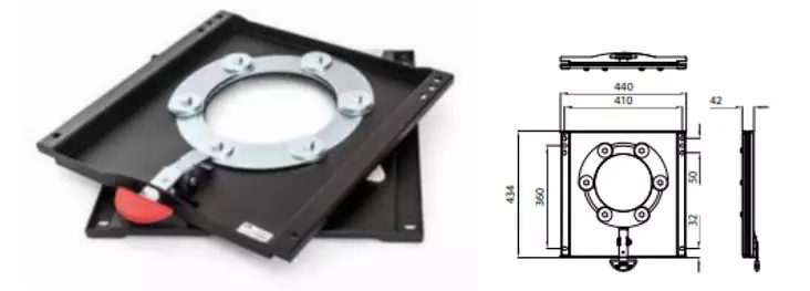 Kääntymismekanismi Ducato X250, X290 Jumper, Boxer Opel Movano - Kääntymismekanismit - 9PG0023000V01 - 1