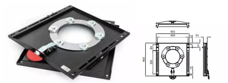Kääntymismekanismi Mercedes Sprinter/ VW Crafter - Kääntymismekanismit - 9PG0070001V01 - 1