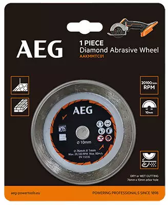 Katkaisulaikka laatoille / kaakeleille 1 kpl AEG - Sähkötyökalujen lisävarusteet - 275-10-MMTC01 - 1