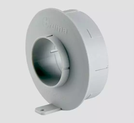 Kavennin 65/72mm - 35mm harmaa Supistin ilmaputki - Isotherm putki - Ilmakeskuslämmityksen asennustarvikkeet - 40381-01 - 1