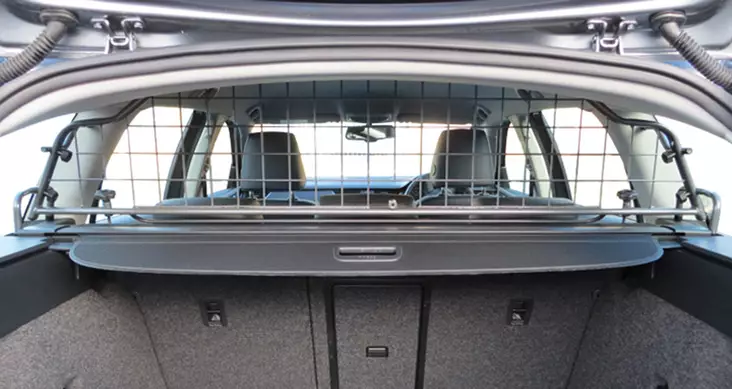 Koiraverkko Skoda Octavia Estate 2013- kattoluukulla - Skoda koiraverkot - TDG1471 - 1