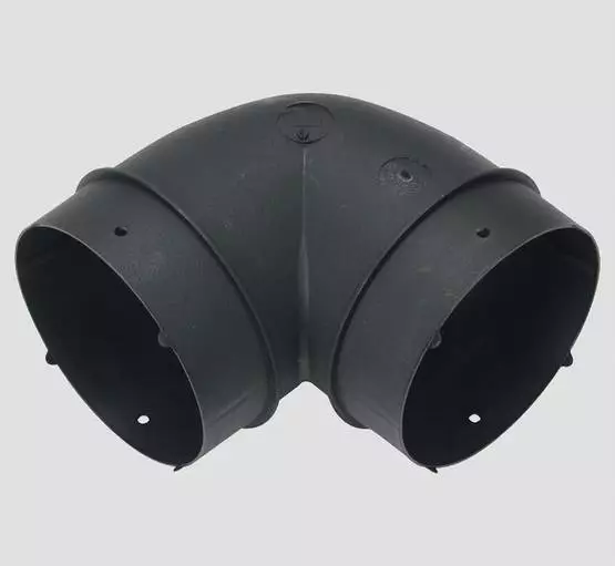 Kulmakappale 65/72mm musta BG Truma - Ilmakeskuslämmityksen asennustarvikkeet - 40740-01 - 1