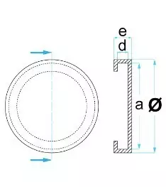 Kumitalla CASCOS 2- pilarinostimiin - Kumitallat ja luiskamatot - 228-3-CASCOS001 - 1