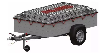 Kuormaverkko 4000x2500 harva 30x30x2,2mm - Kuormansidonta ja sidontaliinat - 1496131 - 1