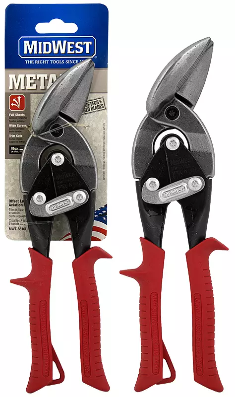 Levysakset Offset Vasen - Peltisakset - MW590701 - 1