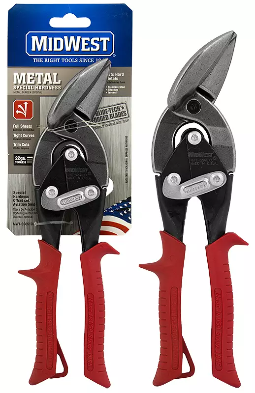 Levysakset Vasen Rst Erikoiskarkaistut T - Peltisakset - MW590711 - 1