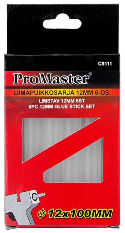 Liimapuikkosarja 12 mm 6 kpl - Liimat - C9111 - 2
