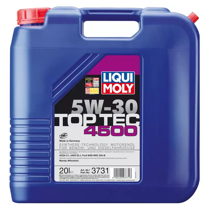 Liqui Moly Top Tec 4500 5W-30 20 L - Moottoriöljyt - LQM3731 - 1
