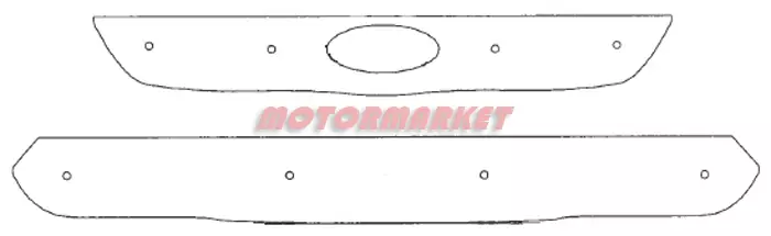 Maskisuoja Ford Focus 2008-2010 - Ford maskisuojat - TS21 - 1