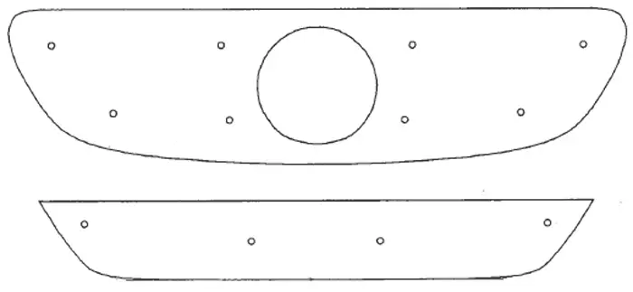 Maskisuoja Mercedes-Benz Vito 2004-2009 - Mercedes-Benz maskisuojat - TS51 - 1