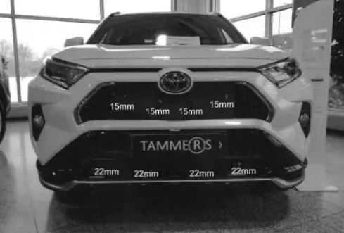Maskisuoja Toyota RAV4 2021- plug in hybrid - Toyota maskisuojat - TS891 - 1
