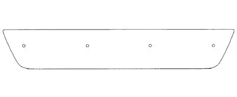 Maskisuoja Volkswagen Golf VI 2009-2011 diesel, vain alaosa - VW maskisuojat - TS91 - 1