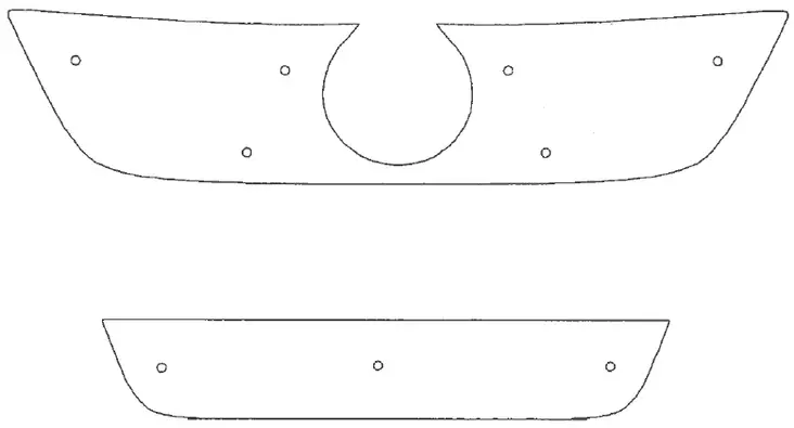 Maskisuoja VW Passat R-Design 2005-2010 - VW maskisuojat - TS321 - 1