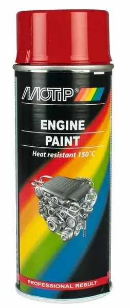Moottorilohkomaali Punainen 400 ml Motip - Kuumakestomaalit - 104-04091 - 1