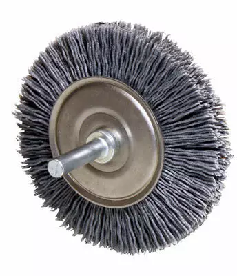 Nailon Pyörökaraharja 75mm Harmaa 120A - Nailon- ja teräsharjat - 246-41921 - 1