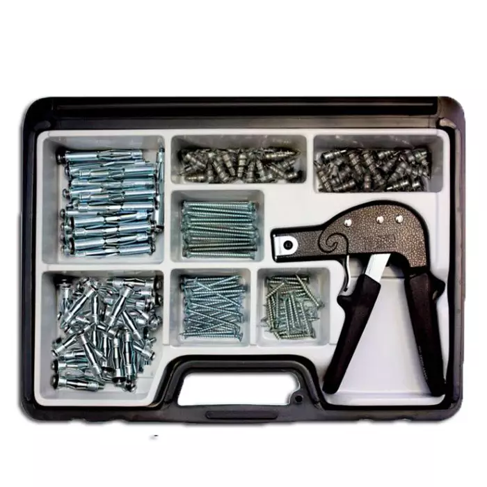 Ohutlevyankkurilajitelma + pihdit - Pientarvikevalikoimat - 698-HWA351 - 1