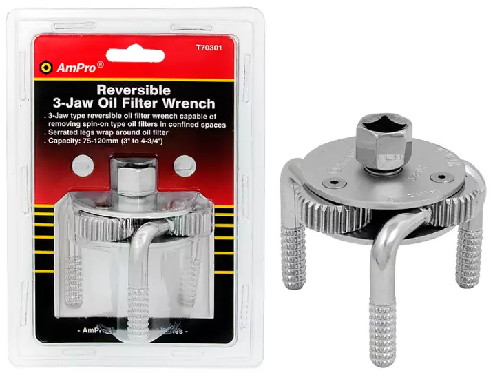 Öljynsuodatinavain 3-Jalka 75-120mm - Suodatinavaimet - T70301 - 1