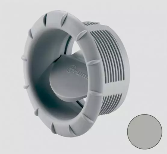 Päätesuutin 65/72 mm EN harmaa - Ilmakeskuslämmityksen asennustarvikkeet - 40171-01 - 1
