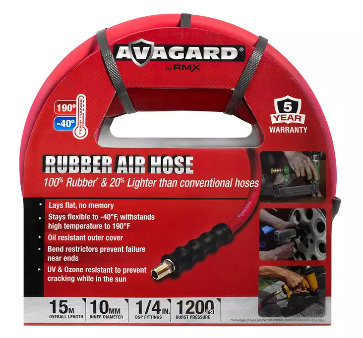 Paineilmaletku Avagard 15 m 3/8" - Paineilmaletkut ja -kelat - MV132961 - 2