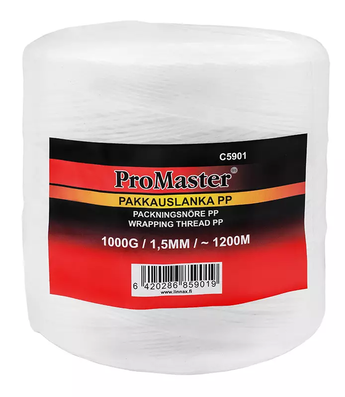 Pakkauslanka PP 1000 g 1.5 mm - Köydet, narut ja vaijerit - C5901 - 1