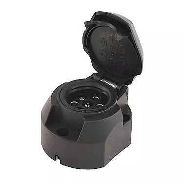 Pistorasia muovi 7-napainen Pistorasia 7-napainen - Sähkörasiat ja pistokkeet - 403001 - 1