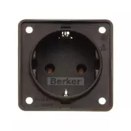 Pistorasia upot. 230V, ruskea - Sähkörasiat ja pistokkeet - 941852501 - 1