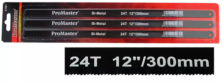 Rautasahanterä 300mm BIM 3kpl - Sahanterät - C1201 - 1