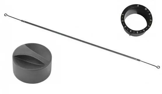 Säätötankosarja S 5002 Tanko, nuppi ja kaulus - S-lämmittimien varaosat - 30090-00041 - 1