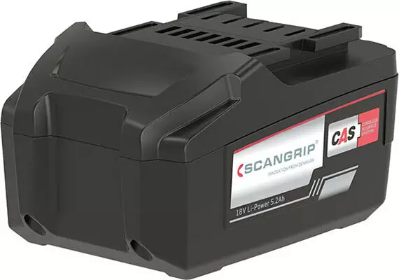 Scangrip Cas Akku 18V Li-Power 5,2Ah - Scangrip Connect työvalot - 297-60-36121 - 1