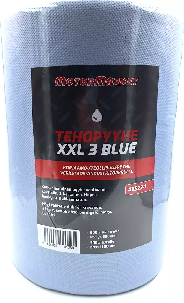 Scaral Tehopaperi XXL3 Blue 500 - Teollisuuspyyhkeet - 48523-1 - 1
