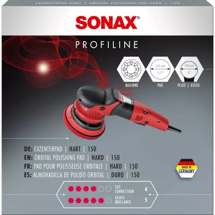 SONAX Epäskeskolaikka hard 150 - Kiillotuskoneet ja tarvikkeet - SO492441 - 1
