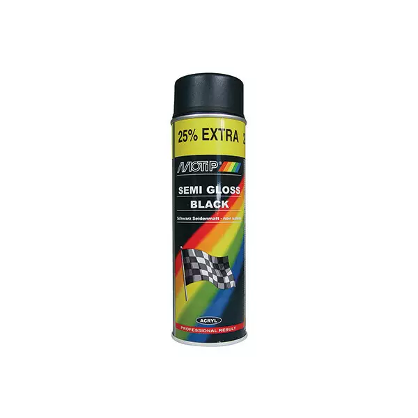 Spraymaali musta puolihimmeä Motip - Akryyli spraymaalit - 104-04001 - 1