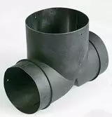 T-kappale 80/65/65mm - Ilmakeskuslämmityksen asennustarvikkeet - 39541-01 - 1