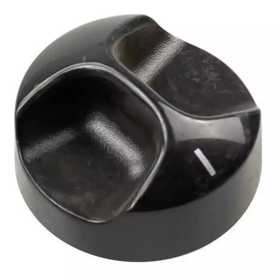 Termostaatin säädinnuppi musta/harmaa kaasutermostaatin väännin - Jääkaappien varaosat Dometic - 241338321 - 1