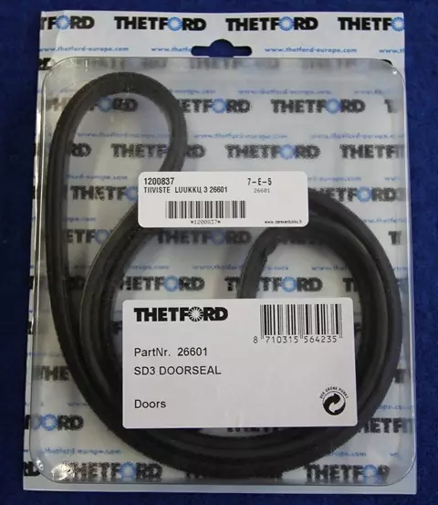 Tiiviste, luukku D3 - Kaikki Thetford kasettivessojen varaosat - 26601 - 1