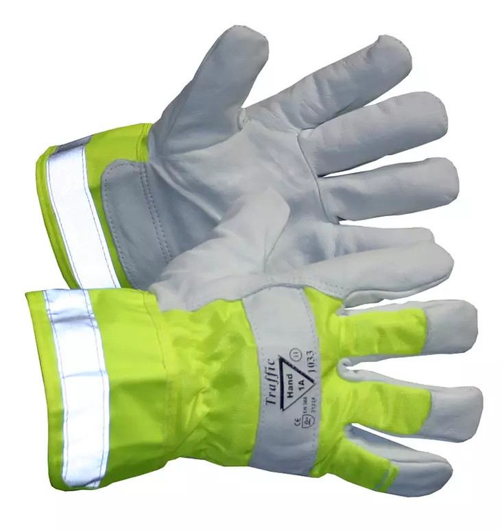 Traffic Nautapinta/neonkangas vuorilla heijastin koko 11 - Talvityöhanskat - 1033-11 - 1