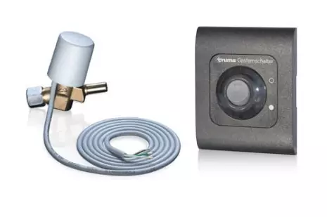 Truma kaasunsulkuventtiili 12 V 10 mm kaasuputkelle, ohjauspaneeli, GS 10 - Säätimet, vaihtajat, letkut, suodattimet - 57024-01 - 1