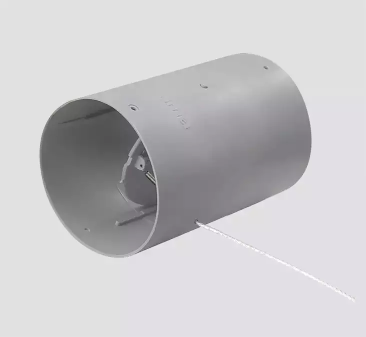 Truma suljettava suoraliitossuutin harmaa SP 65/72 mm - Ilmakeskuslämmityksen asennustarvikkeet - 40121-01 - 1