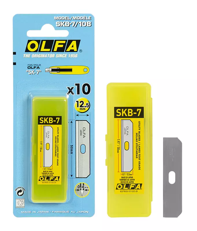 Turvaveitsen Varaterät 12,5 mm 10 kpl/Pk - Puukot, veitset ja kaapimet - OF640151 - 1