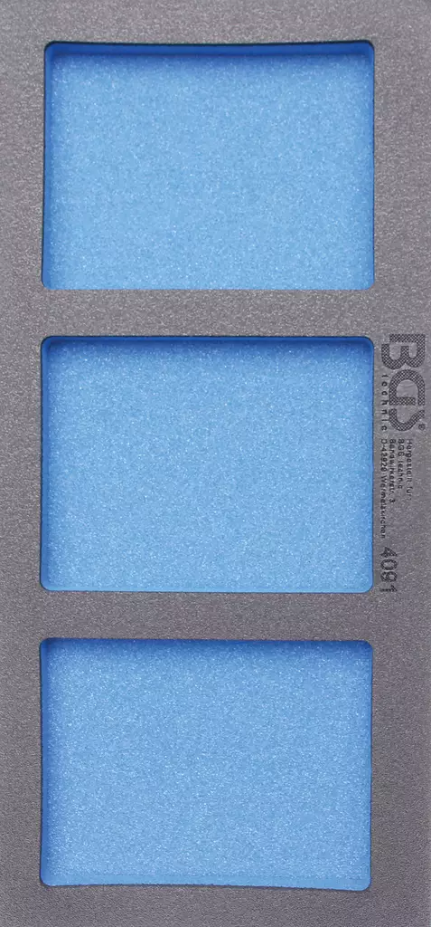 Tyhjä pehmuste työkaluille 3-osainen - Työkalumoduulit työkaluvaunuihin - BGS4091 - 1