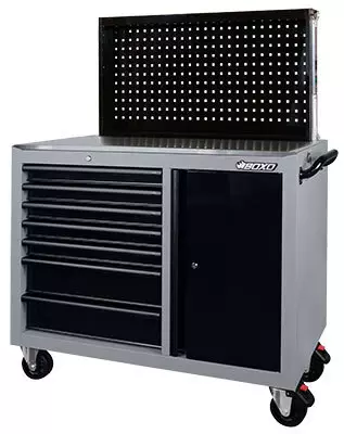 Työkaluvaunu reikälevyseinällä 1141 mm Boxo - Työkaluvaunut ilman työkaluja - 285-U45171 - 1