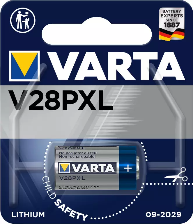 Varta Nappiparisto V28Pxl/2Cr1/3N 1Kpl - Paristot - 360-6231101401 - 1