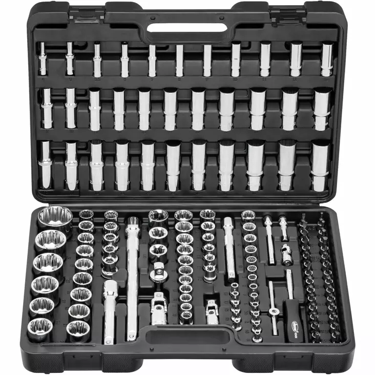 Vigor 1/4"+3/8"+1/2" e-torx- ja hylsysarja 133 osaa - Hylsysarjat - VIGV5461 - 1