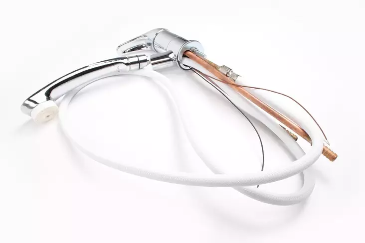 Vipusekoitushana+suihku Roma, kromattu - Hanat ja suihkutarvikkeet - 0600101 - 1